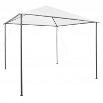 Huvimaja 3x3x2,7 m valkoinen 180 g/m²