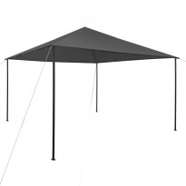 Huvimaja 4x4x2,7 m antrasiitti 180 g/m²