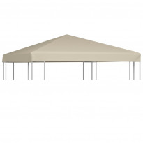 Huvimajan katto 310 g/m² 3x3 m beige
