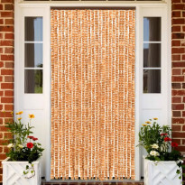 Hyönteisverho okra ja valkoinen 100x220 cm chenille