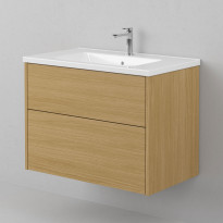 Allaskaappi INR Grand Solid 80, Natural Oak, 2 laatikkoa