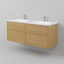 Allaskaappi INR Grand Solid 140 D, Natural Oak, 4 laatikkoa