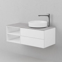 Allaskaappi INR Air Solid 100 C, Premium White