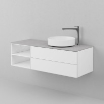 Allaskaappi INR Air Solid 120 C, Premium White