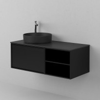 Allaskaappi INR Air Wood 100 D, Black Oak