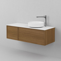 Allaskaappi INR Air Wood 120 A, Dark Oak
