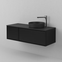 Allaskaappi INR Air Wood 120 A, Black Oak