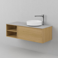 Allaskaappi INR Air Wood 120 C, Natural Oak