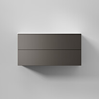 Allaskaappi INR Core Solid 100, 1000x454mm, Carbon Grey