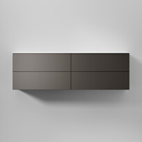 Allaskaappi INR Core Solid 160 D, 1600x454mm, Carbon Grey