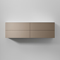 Allaskaappi INR Core Solid 160 D, 1600x454mm, Warm Clay