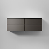 Allaskaappi INR Core Grip 140 D, 1400x454mm, Carbon Grey