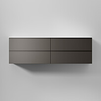 Allaskaappi INR Core Grip 160 D, 1600x454mm, Carbon Grey