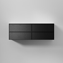 Allaskaappi INR Core Sense 140 D, 1400x456mm, Black Oak