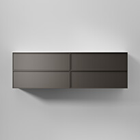 Allaskaappi INR Core Sense 160 D, 1600x456mm, Carbon Grey