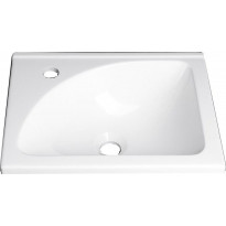 Pesuallas Interia LM408, 400x320mm, valkoinen, kivi 