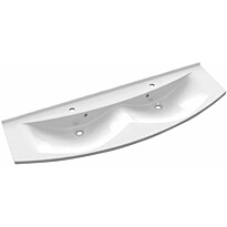 Pesuallas Interia Aras, 150x51 cm, kaksoisallas, valkoinen