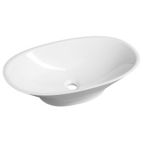 Malja-allas Interia Lomax, 610x350mm, valkoinen