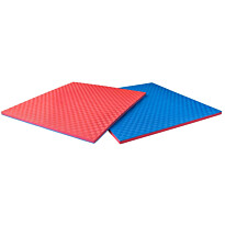 Tatamimatto React, 100x100x3 cm, sininen/punainen