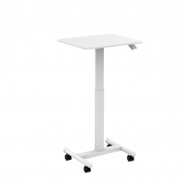 Säädettävä pöytä Lykke L100, 60X52cm, valkoinen