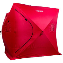 Pilkkiteltta Trekker, 3 henkilöä, punainen