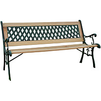Puutarhapenkki Lykke Vikholm, 122x54x73cm