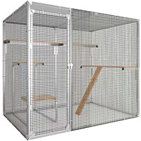 Kissan ulkohäkki Trekker, 2,5x1,5x1,95m