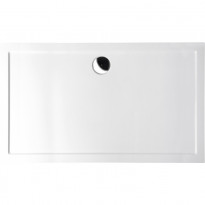 Suihkunurkan allas Interia Karia, kivimassa, 1200x1000x40mm, oikea