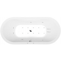 Poreamme Interia Viva O Hydro-Air, 1850x800x470mm, 267l, valkoinen