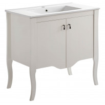 Allaskaappi Interia Elizabeth 80, 80x82x46 cm, valkoinen