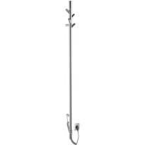 Pyyhekuivain Interia ER175T, sähkölämmitteinen, pylväsmalli, 1500x150mm, 30 W, kromi