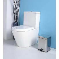 WC-istuin Interia Pako Rimless, soft-close -kannella, kaksoishuuhtelu, Verkkokaupan poistotuote