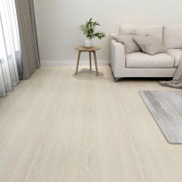 Itsekiinnittyvä lattialankku 55kpl PVC 5,11 m² beige