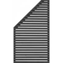 Aitaelementti JABO Horizont 3, 159x79cm, vasen, musta