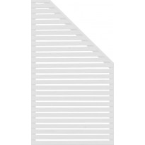 Aitaelementti JABO Horizont 4, 159x79cm, oikea, valkoinen