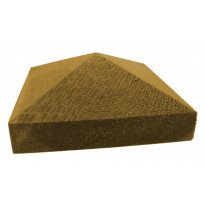 Tolpanhattu Pyramidi K38 107x107x50 mm vihreä 90 mm tolpalle