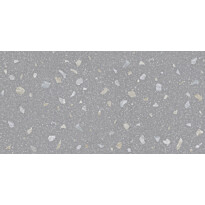 Seinälaatta GoldenTile Joy Terrazzo, 30x60cm, harmaa