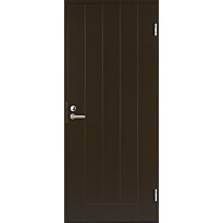 Ulko-ovi umpi Swedoor Basic B0010, tummanruskea, 9x21, vasenkätinen, Verkkokaupan poistotuote