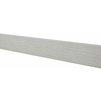 Jalkalista Karitma 7001, 12x42x2750mm, mdf, valkoinen tammi