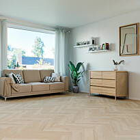 Kalanruotovinyyli Karitma Nordic Herringbone 4006 Pallas, integroitu alusmateriaali