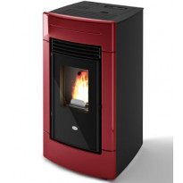 Pellettitakka Eva Calòr Sofia 8kW, punainen