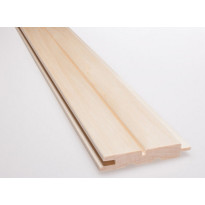 Saunapaneeli Karava Kallio, 1-valeura, 15x90x1800mm, haapa, puuvalmis