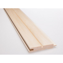 Saunapaneeli Karava Kallio, 1-valeura, 15x90x2400mm, haapa, puuvalmis
