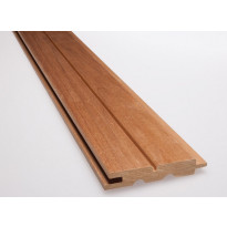 Saunapaneeli Karava Kallio, 1-valeura, 15x90x2400mm, thermohaapa