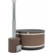 Kylpytynnyri Kirami Comfort Family L Tube, 6-8 hlöä, EP Mocca/LightGray