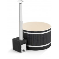 Kylpytynnyri Kirami Premium Pearly M Cube, 4-6hlöä, ES NightBlack/Champagne
