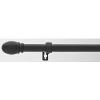 Verhotanko Kirsch Havanna, Ø19mm, 90-160cm, musta