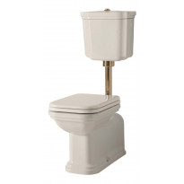 WC-istuin Kerasan Waldorf 2, keraamisella alasäiliöllä, pronssi