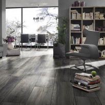 Laminaatti Kronotex Exquisit Plus, 3572 Harbour Oak Grey, ruskeanharmaa