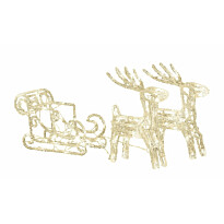Valokoriste Konstsmide Porot &amp; Reki, IP44, 96 x LED, 42cm